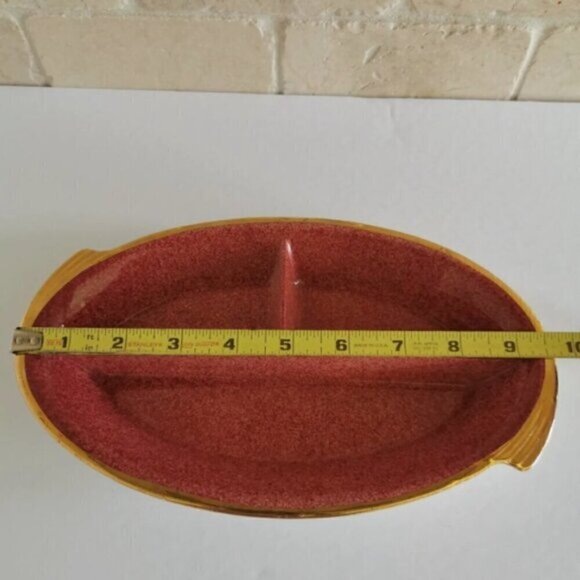 Royal Winton Grimwades Mottled Pink Vintage Divided Tray MCM Decor - Picture 6 of 9